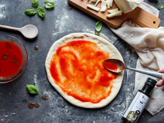 Neapolitanische Pizza Tomatensoße - Original Neapolitanische Pizza Tomatensoße