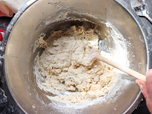 No Knead Pizzateig: Einfacher Pizzateig ohne Kneten - No Knead Pizzateig: Einfacher Pizzateig ohne Kneten