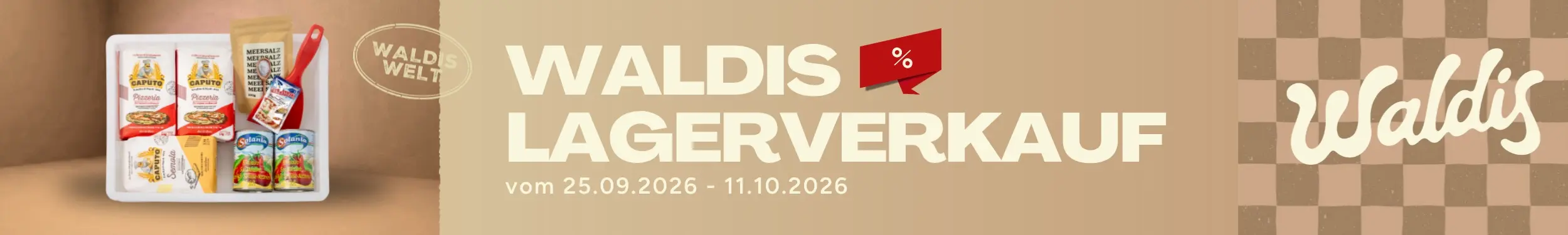Waldis Lagerverkauf 2026
