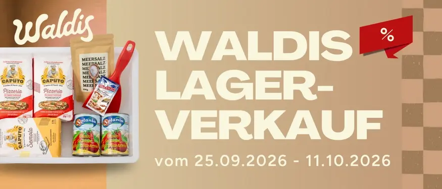 Waldis Lagerverkauf 2026