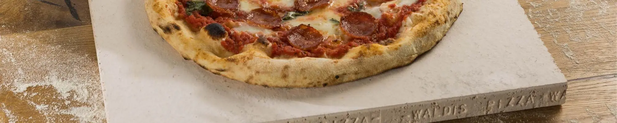 Pizzastein Banner