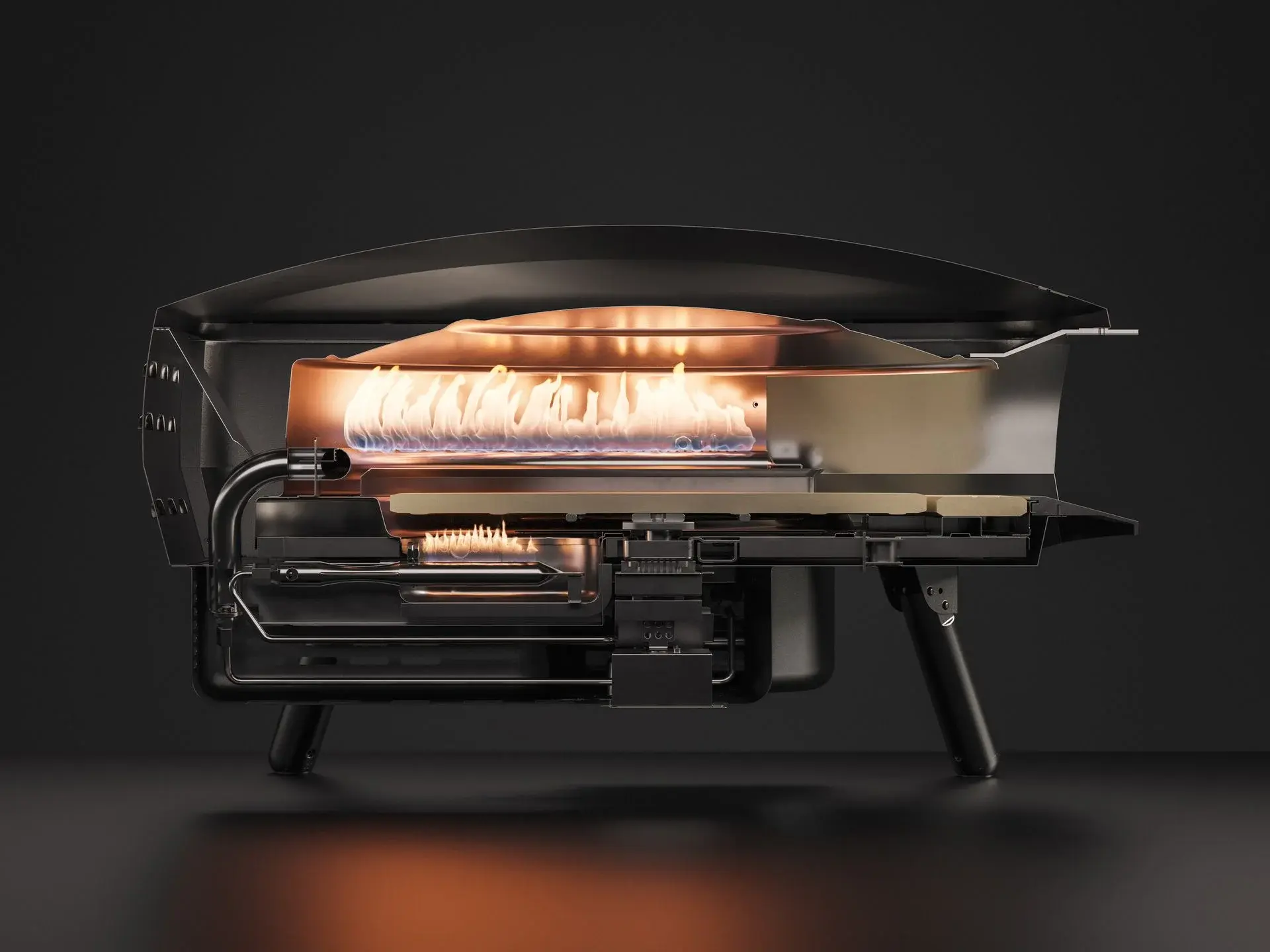 Witt Pizzaofen Gas Etna Rotante 16 Zoll