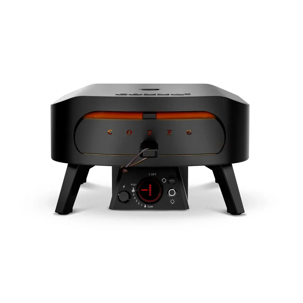 Cozze13 Black Edition Gas Pizzaofen in Schwarz