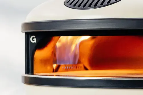 Bild von Gasflammen in Ofen