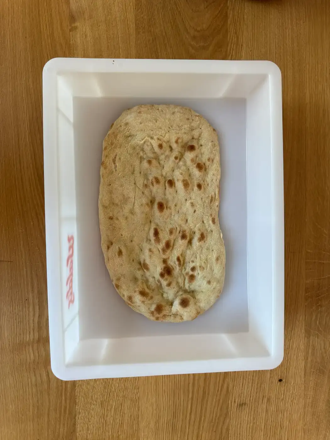 Waldis Premium Pinsa Boden von oben in Pizzaballenbox