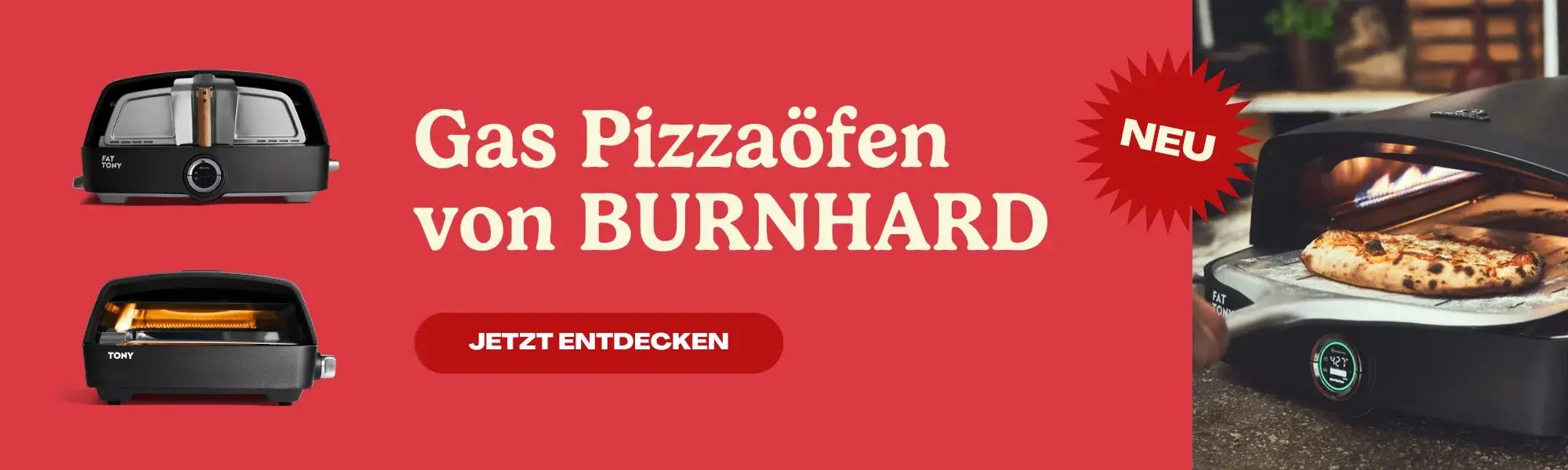 Neue Burnhard Gas Pizzaöfen