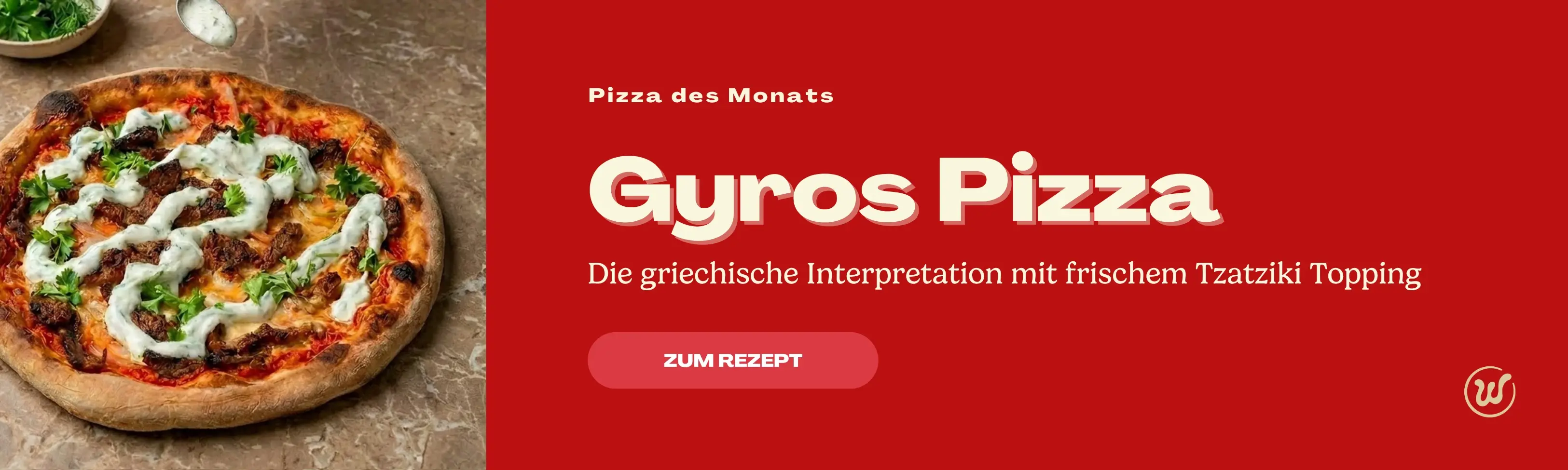 Gyros Pizza Rezept