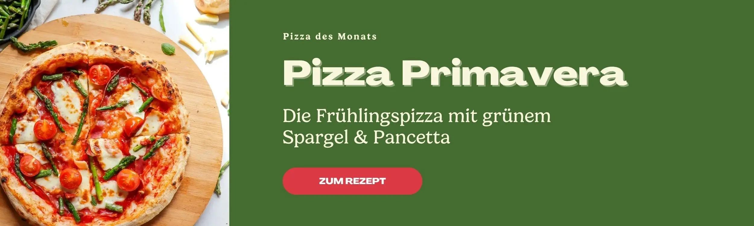 Rezept des Monats: Pizza Primavera
