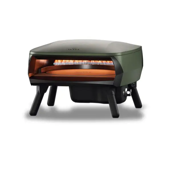 PICCOLO Rotante 16" | Gas Pizzaofen | C-Brenner | 7 kW | grün matt