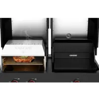 #475 Cozze Quattro 900 | 4-in-1 Gas-Grillstation mit Pizzaofen | schwarz