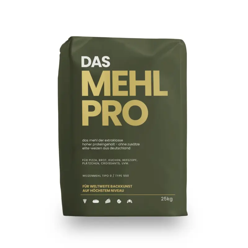4270004806939 - PRO | 25 kg | Tipo 0 Type 550 | Pizzamehl | DAS MEHL