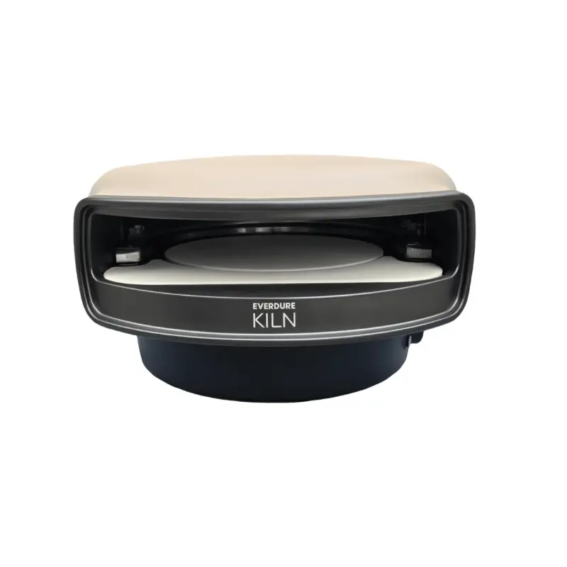 KILN R | 360° rotierenden Pizzastein | 2-Brenner Pizzaofen | 9,2 kW | desert grey