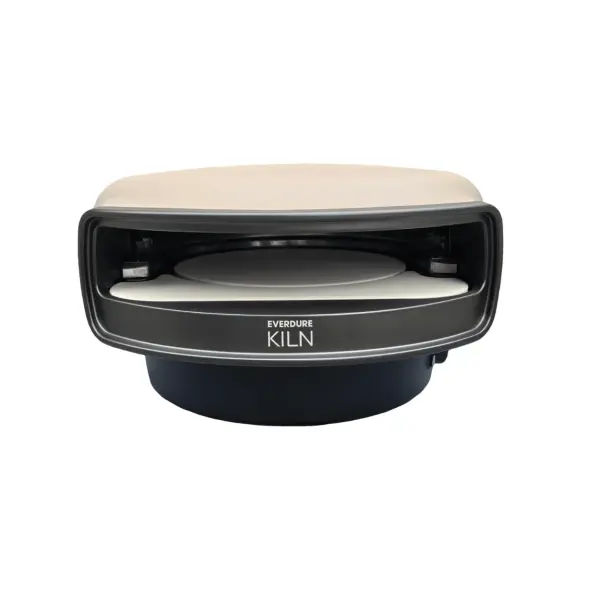 KILN R | 360° rotierenden Pizzastein | 2-Brenner Pizzaofen | 9,2 kW | desert grey