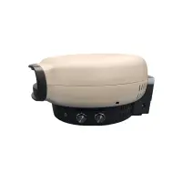 KILN R | 360° rotierenden Pizzastein | 2-Brenner Pizzaofen | 9,2 kW | desert grey