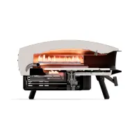 Witt ETNA Rotante 16 Control | Gas Pizzaofen | rotierendem Stein | Matt Grün