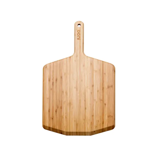 Ooni Pizzaschieber Bambus & Servierbrett | Ø 30 cm | Länge: 50 cm