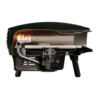 #444 PICCOLO Rotante 13" | Gas Pizzaofen inkl. Pizzaschaufel | C-Brenner | 5,2 kW |