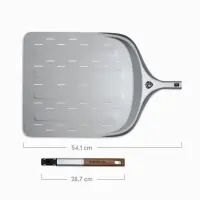 Fat TONY Pizzaschieber 36 cm | Aluminium Pizzaschaufel für Pizzaöfen