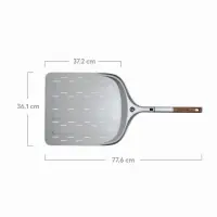 Fat TONY Pizzaschieber 36 cm | Aluminium Pizzaschaufel für Pizzaöfen