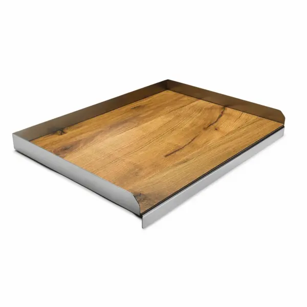 B-Ware Arbeitsplatte "Lucca" in Holzoptik | 68,5cm x 49,5cm | Waldis Pizza