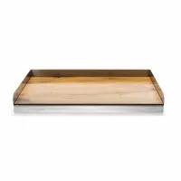 B-Ware Arbeitsplatte "Lucca" in Holzoptik | 68,5cm x 49,5cm | Waldis Pizza