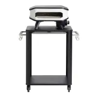 #450  B-Ware Cozze Outdoor-Tisch mit Rollen und Edelstahl Auszug | Millarco