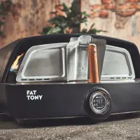 #473 B-Ware Fat TONY Gas Pizzaofen | 450°C Pizzaofen mit Dual-Temperaturmessung | bis 34 cm Pizza