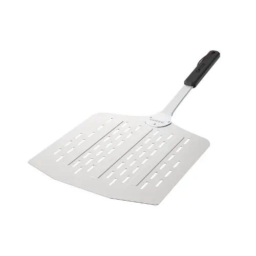 B-Ware # 403 Cozze Pizzaschieber | Ø 35 x 40 cm | perforiert | Stiel 41 cm | eckig #1
