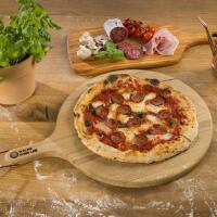 B-Ware Eiche Pizzabrett "Salerno" | Ø 35cm | Waldis