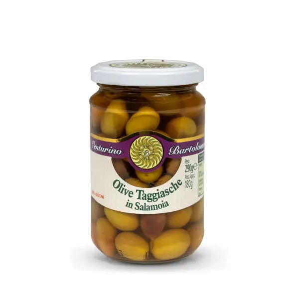 Taggiasca-Oliven in Salzlake | 180 g