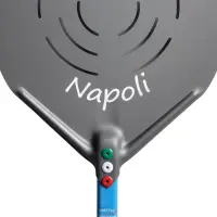 Gi Metal Pizzaschaufel Napoli | Ø 33 cm | Stiel 60...