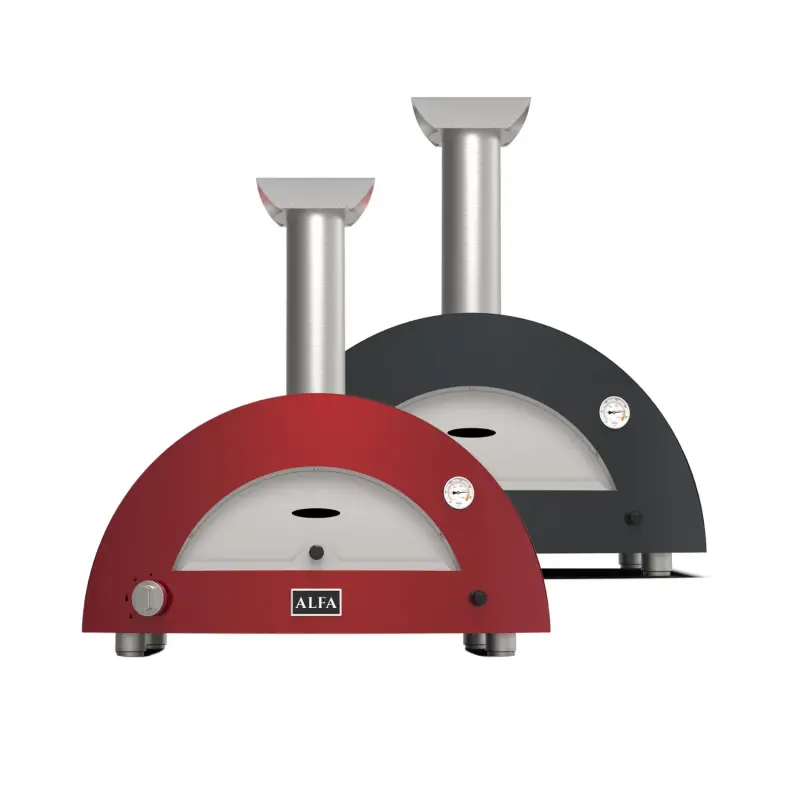 Moderno 2 Pizze | Dual-Fuel | verschiedene Farben | Alfa Forni
