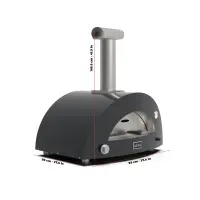 Moderno 2 Pizze | rot | Dual-Fuel | Alfa Forni