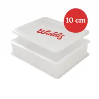 Pizzaballenbox mit Deckel | H10 cm | 40x30x10